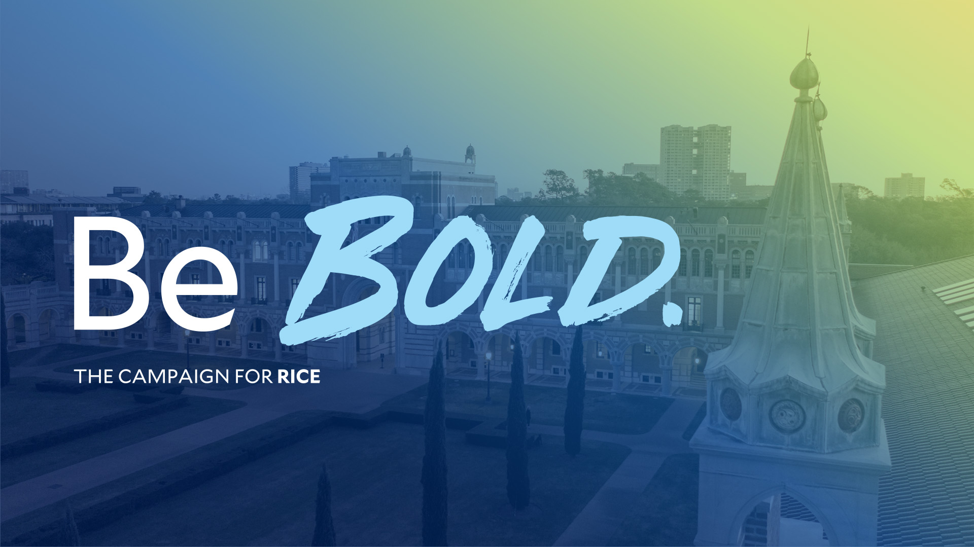 Be Bold - Campaign for Rice
