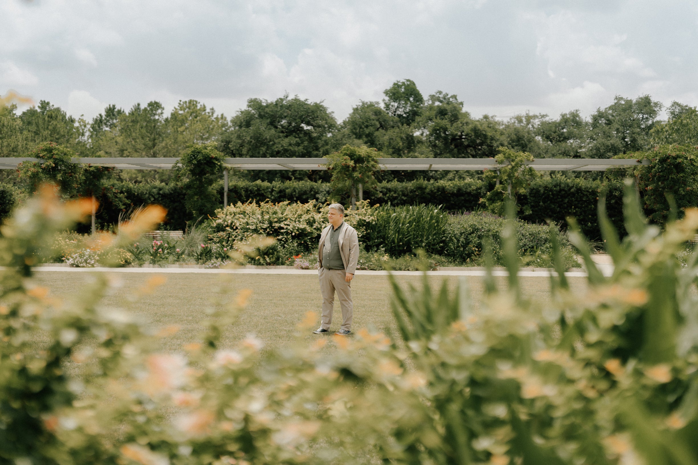 Joseph standing in a field
