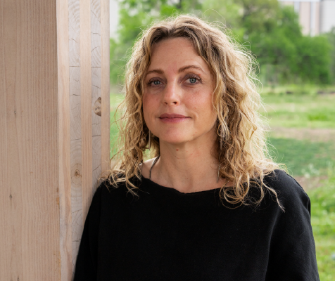 Headshot of Lacy M. Johnson, the Bruce and Elizabeth Dunlevie Associate Professor and director of Rice's MFA in Creative Writing