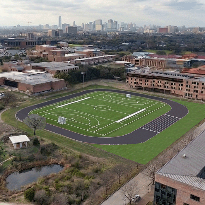 Render of new Beer Bike route and surrounding campus