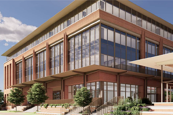 Render of the Moody Center Complex for Student Life