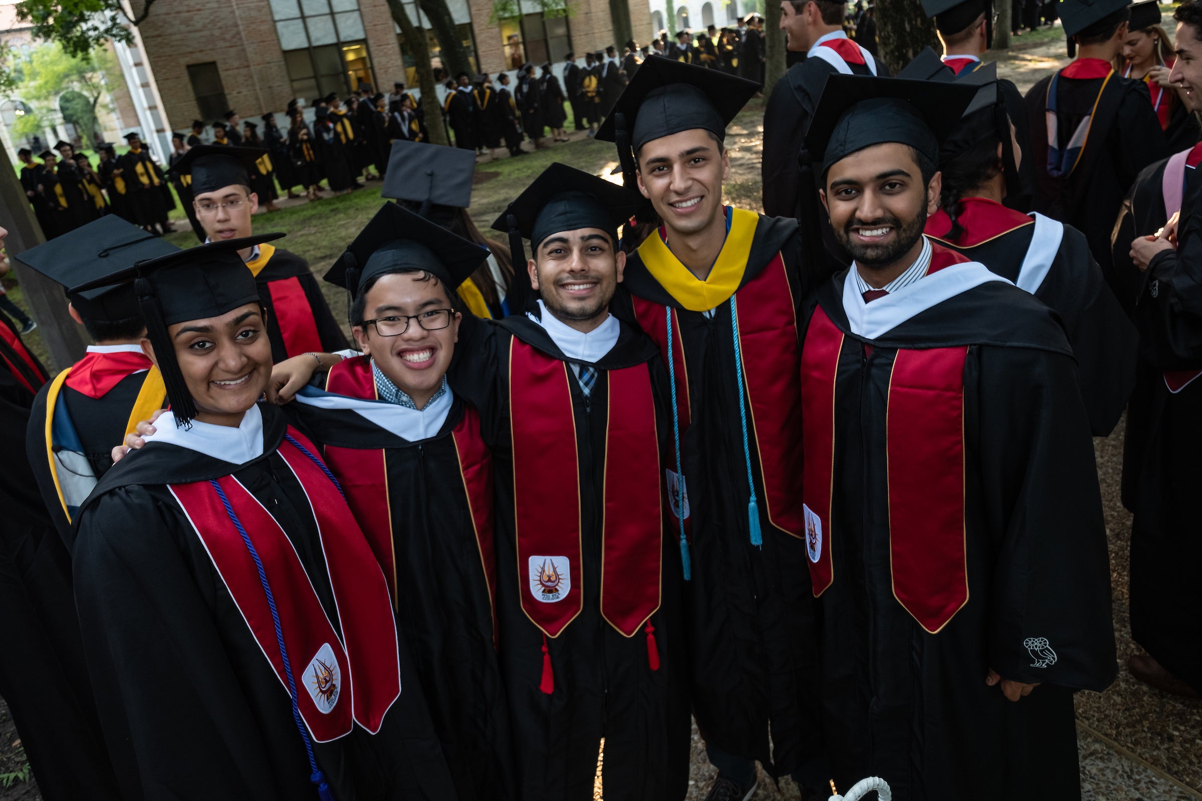 Students at commencement